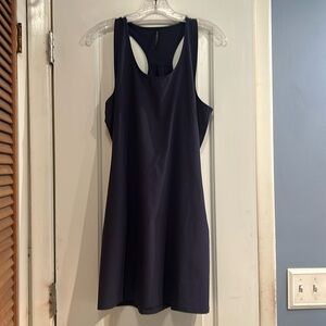 Dark blue moisture wicking dress - small